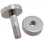 Tateossian Silver Round Bolt Cufflinks - BTS9662