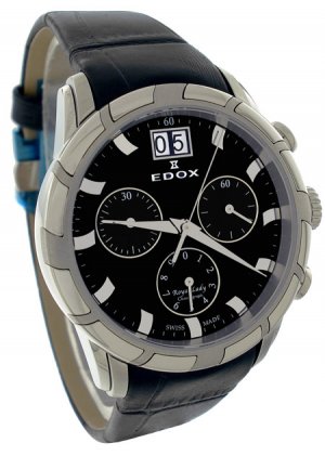 Edox Royal Lady Chronograph Watch 10018 3 NIN