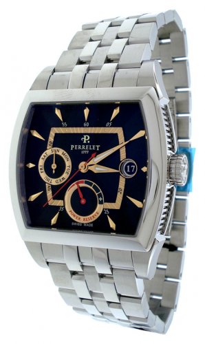 Perrelet 1777 Day Date Power Reserve Mens Watch A1021/E