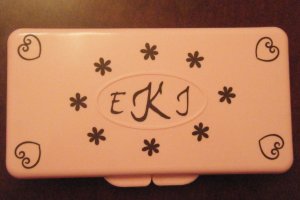 Diaper Wipe Case - pink