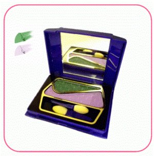 Ombretto Linea Viola-EYE SHADOW VIOLET LINE-02 VerdeChiaro e Lilla/LIGHTGREEN AND LILAC
