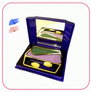 Ombretto Linea Viola-EYE SHADOW VIOLET LINE- 04 BluCina e Rosa/CHINABLUE AND PINK