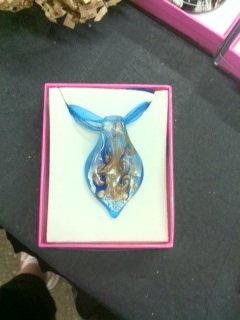 New Murano Glass Leaf Necklace