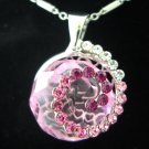 Necklace with Swarovski Crystals & CZ (18KGP) 155