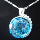 Necklace with Swarovski Crystals & CZ (18KGP) 156