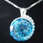 Necklace with Swarovski Crystals & CZ (18KGP) 156