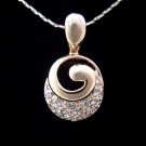 Necklace with Swarovski Crystals (18KGP) 1017