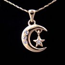 Necklace with Swarovski Crystals (18KGP) 1018