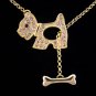 Necklace with Swarovski Crystals (18KGP) 1020