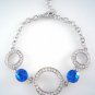 Bracelet with Swarovski crystal (18KGP) 1026