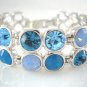 Bracelet with Swarovski crystal (18KGP) 1027