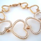 Bracelet with Swarovski crystal (18KGP) 1035