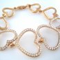 Bracelet with Swarovski crystal (18KGP) 1035