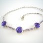 Bracelet with Swarovski crystal (18KGP) 1046