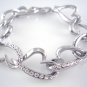 Bracelet with Swarovski crystal (18KGP) 1049