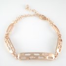 Bracelet with Swarovski crystal (18KGP) 443