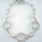 Bracelet with Swarovski crystal (18KGP) 896
