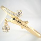 Bracelet with Swarovski crystal (18KGP) 1009