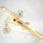 Bracelet with Swarovski crystal (18KGP) 1009