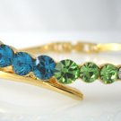 Bracelet with Swarovski crystal (18KGP) 160