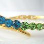 Bracelet with Swarovski crystal (18KGP) 160