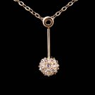 Necklace with Swarovski Crystals (18KGP) 674