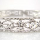 Bracelet with Swarovski crystal (18KGP) 243