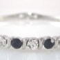 Bracelet with Swarovski crystal (18KGP) 358