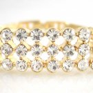 Bracelet with Swarovski crystal (18KGP) 579