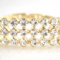 Bracelet with Swarovski crystal (18KGP) 579