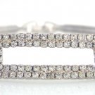 Bracelet with Swarovski crystal (18KGP) 580