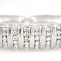 Bracelet with Swarovski crystal (18KGP) 618