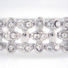 Bracelet with Swarovski crystal (18KGP) 620