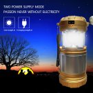 foldable small camping light  tent garden lamp portable solar recharging solar lamp with batterie