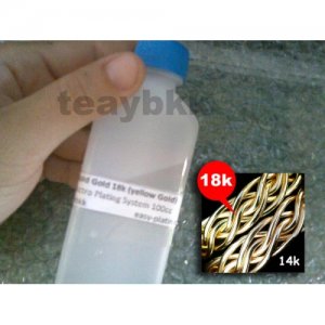 New Liquid Gold Electro Plating 18KT 100cc