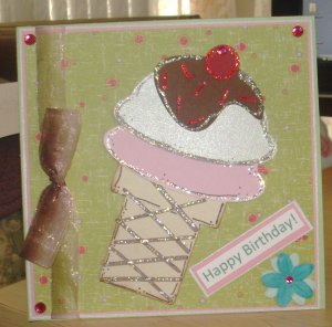 Birthday Ice Cream card