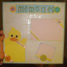 Easter Memories 2 page layout