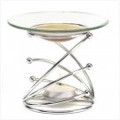 Silver Metal Oil Burner