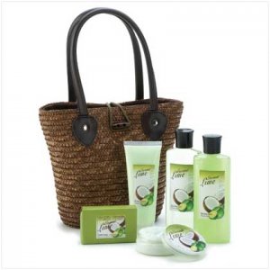 Coconut Lime Bath Set