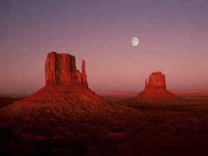 Monument Valley Moonrise