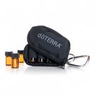 Essential Oil Carrying Case 8-Vial Keychain Black