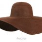 Classical Fashion XL Wide Brim Floppy Sun Hat Summer Beach (Chocolate) with free Ribbon + free ship
