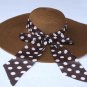 Classical  (Chocolate)  XL Wide Brim Floppy Sun Hat Summer Beach with free Ribbon + free ship