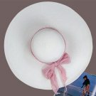 Classical   (WHITE)  XL Wide Brim Floppy Sun Hat Summer Beach with free Ribbon + free ship
