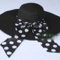 Classical HOT (black) XL Wide Brim Floppy Sun Hat Summer Beach with free Ribbon + free ship