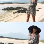 Classical XL Wide Brim Floppy Sun Hat Summer Beach (black) with free Ribbon + free ship