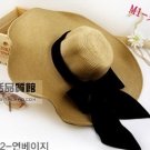 Classical XL Wide Brim Floppy Sun Hat Summer Beach (khaki) with free Ribbon + free ship