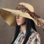 Classical XL Wide Brim Floppy Sun Hat Summer Beach (khaki) with free Ribbon + free ship