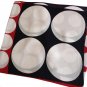Top Quality Navy Blue Red 100%Pure Long Silk Scarf-BNWT