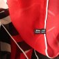 Beautiful Black&Red Stripe Ladies Long Pure Silk Scarf